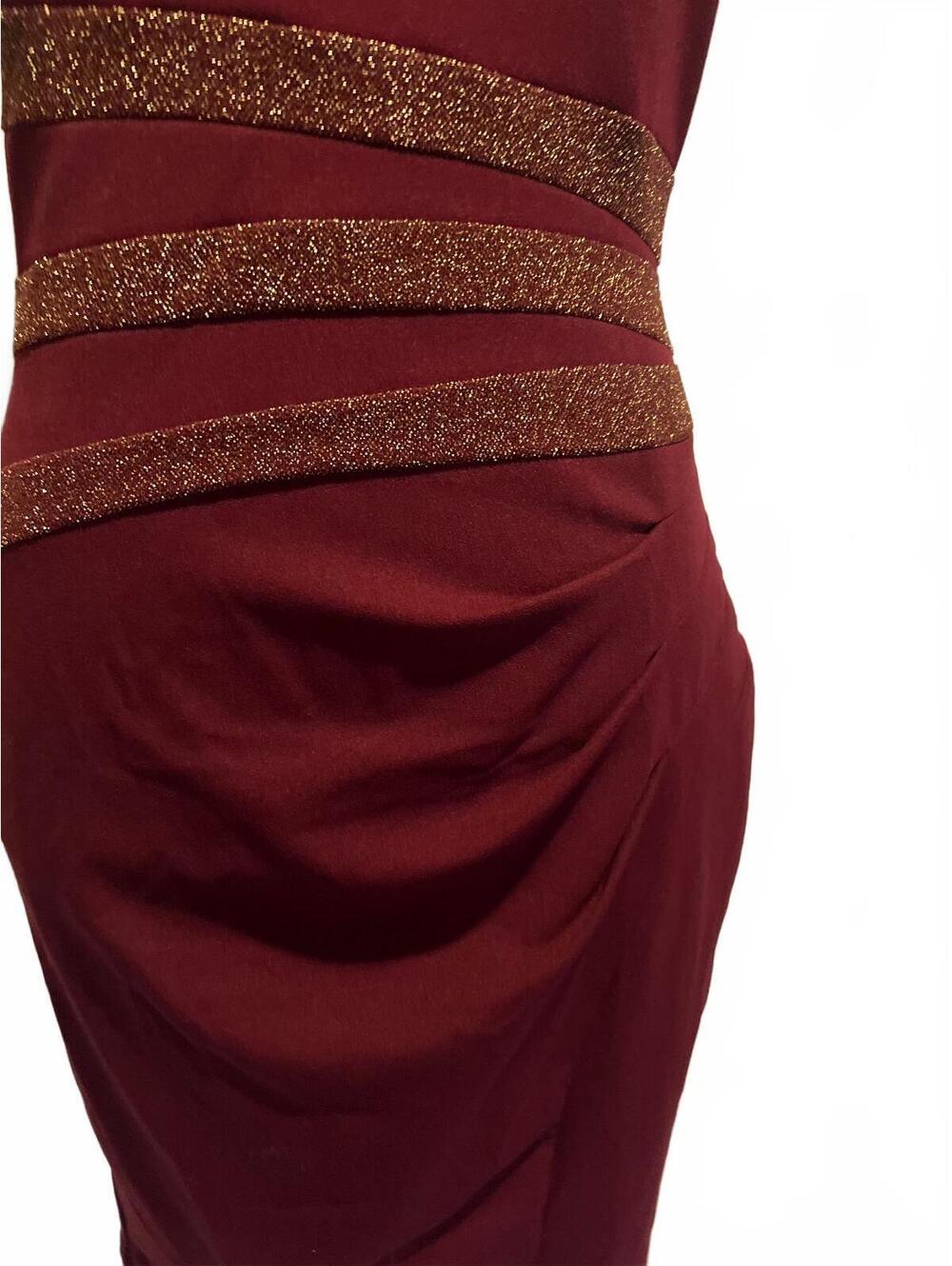 Aisize women’s Burgundy sleeveless dress size Medium New - Picture 3 of 8